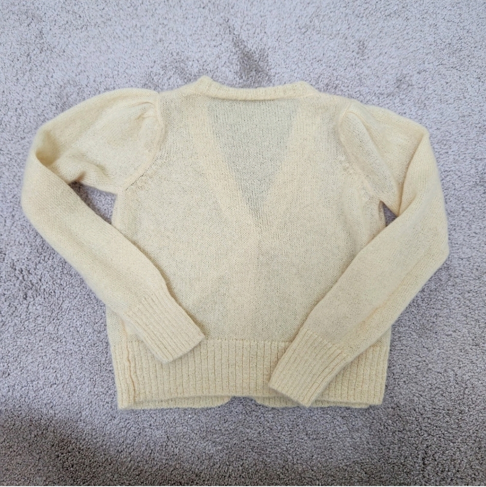 SYLPHIDE Pearl Design Button Sweater Cardigan Size S - Picture 4 of 5